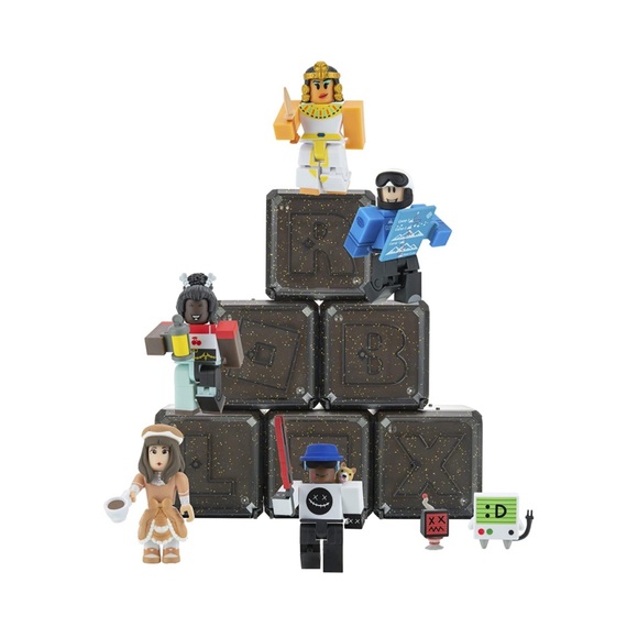 ROBLOX Series 9 Celebrity 11 Action Figure Black Purple Mystery Box Cube Virtual - Picture 6 of 13